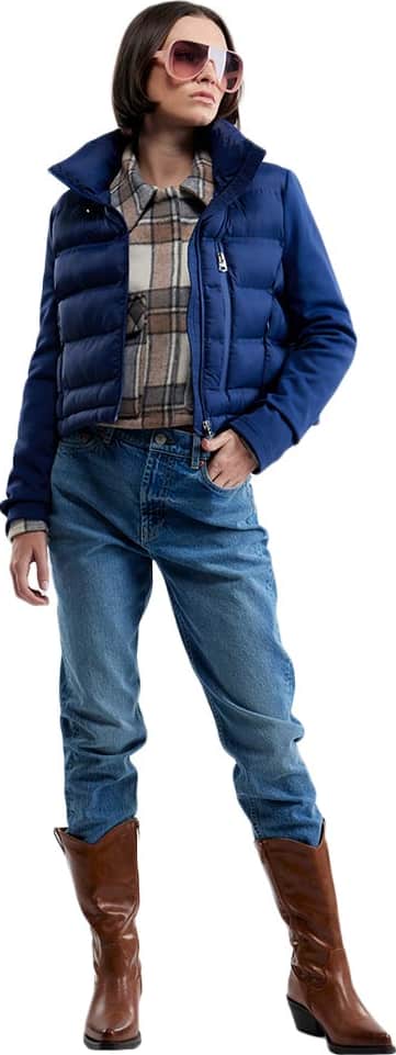 CHAMARRA CROP ACOLCHADA