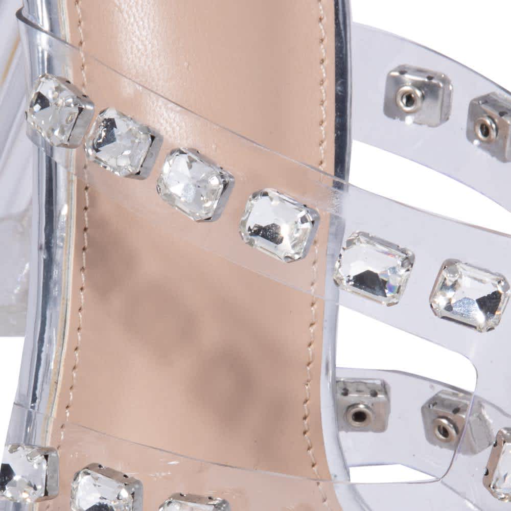 SANDALIA TACÓN ALTO Y PEDRERÍA