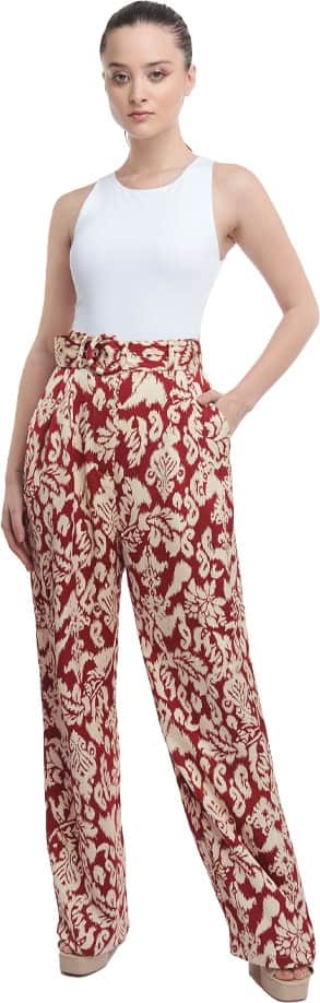 PANTALÓN ANCHO ESTAMPADO