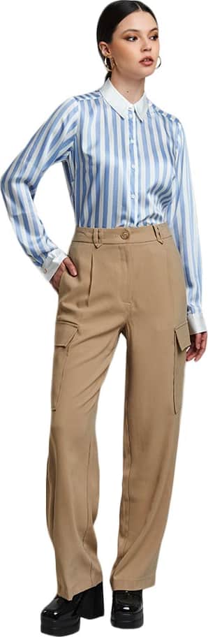 PANTALÓN SASTRE CARGO CINTURA REGULAR