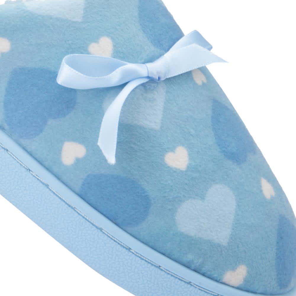 PANTUFLA DE PELUCHE CORAZONES