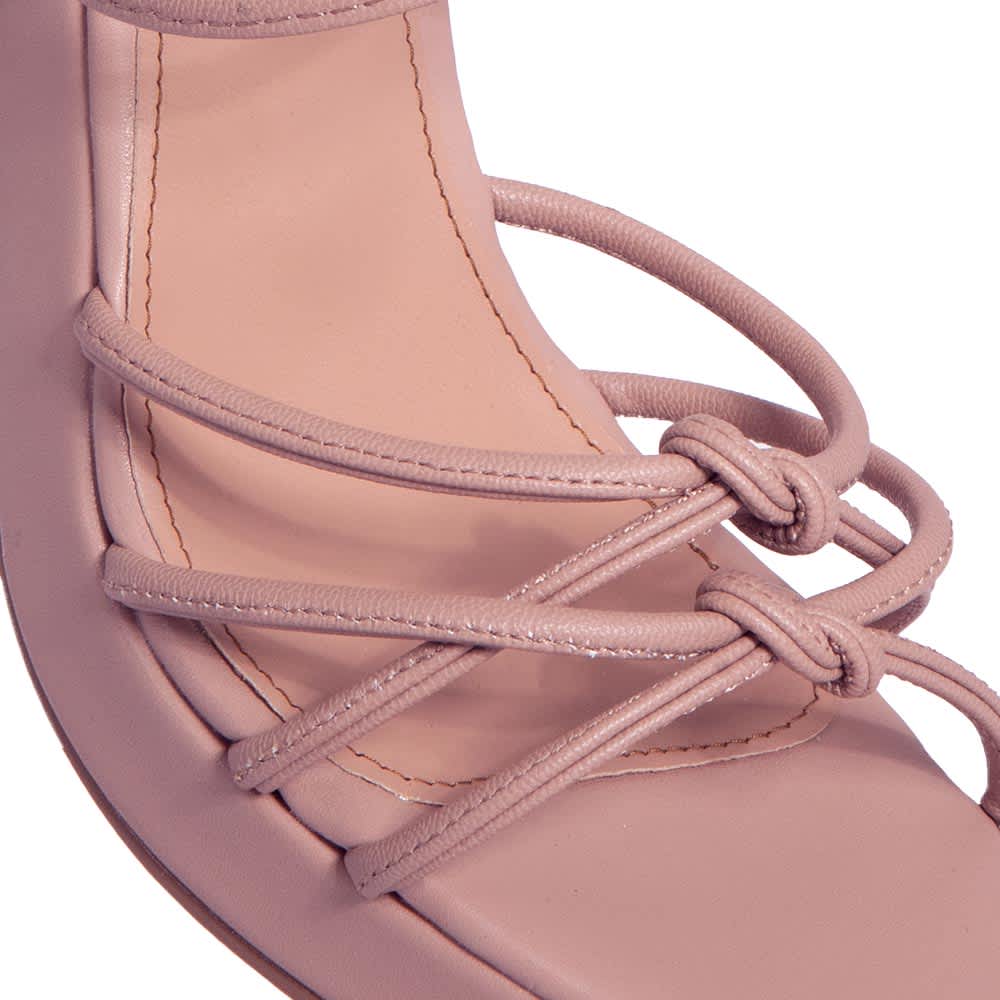 SANDALIA PLATAFORMA TACÓN AMARRE