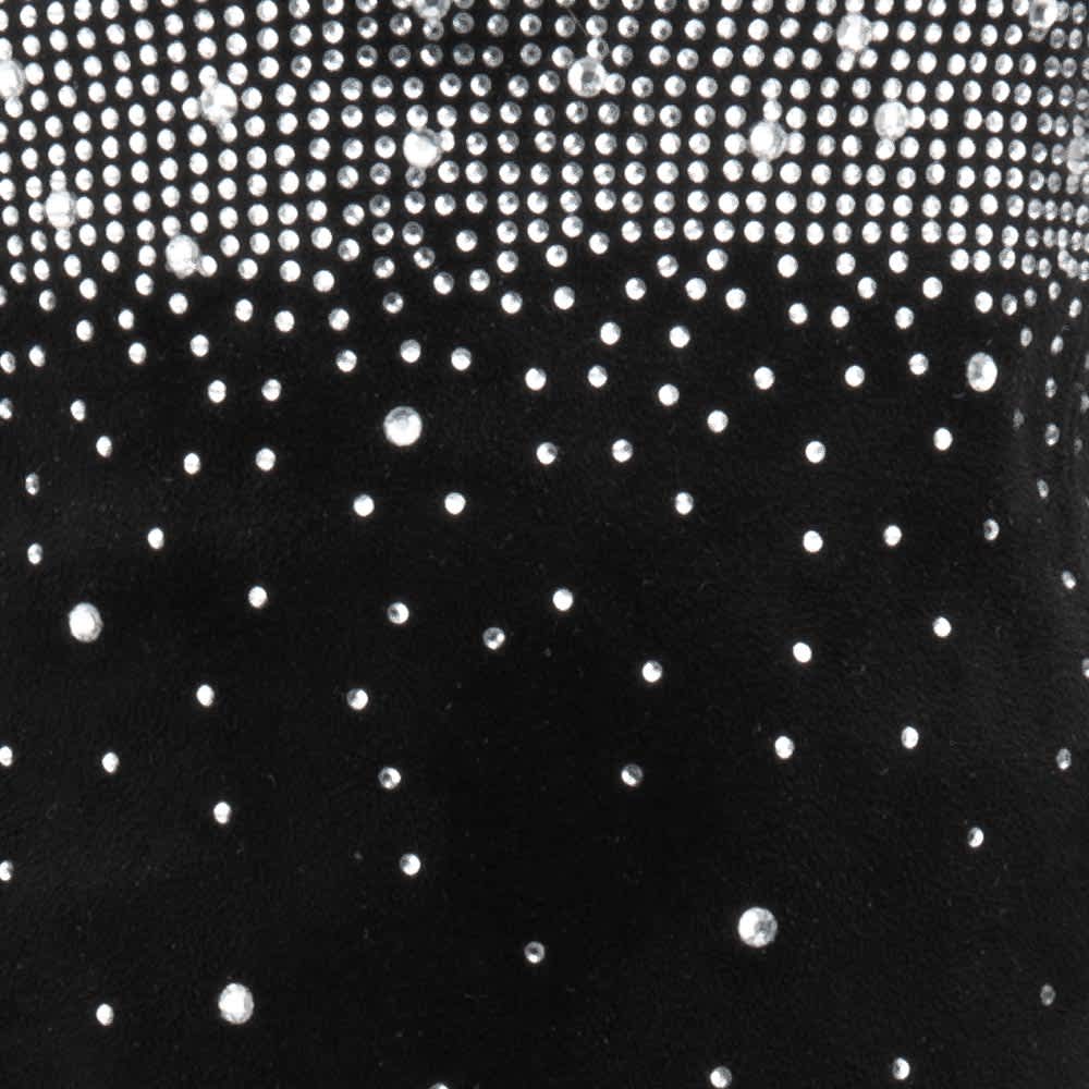 BOTA EXTRA LARGA STRETCH CON PEDRERÍA