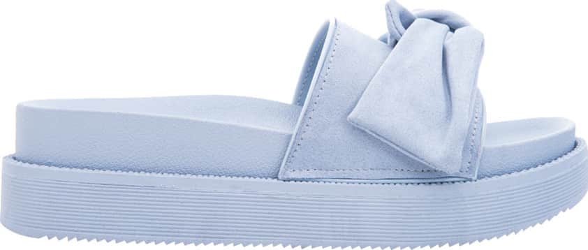 Sandalia Casual Monocolor Moño