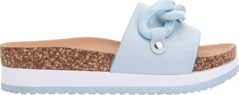 Sandalia Plana Altura Media Cadena