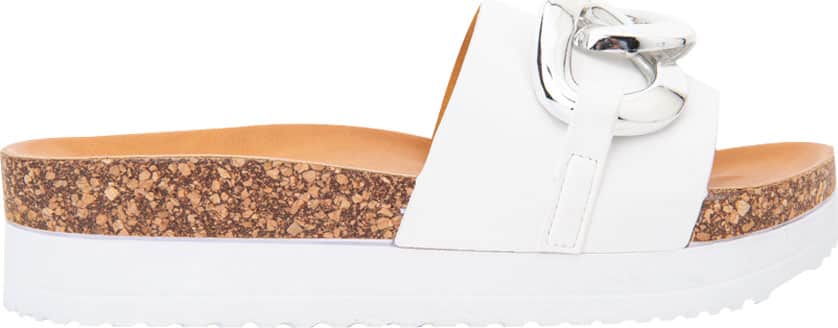 Sandalia Plana Altura Media Cadena