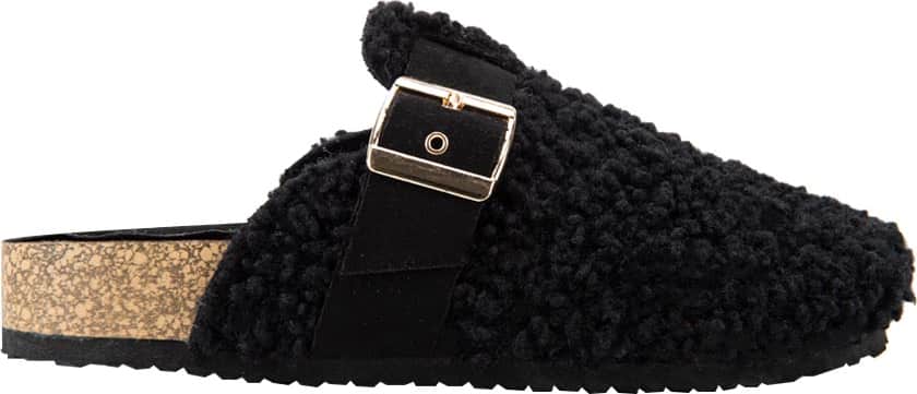 Pantufla Premoldeada Con Borrega