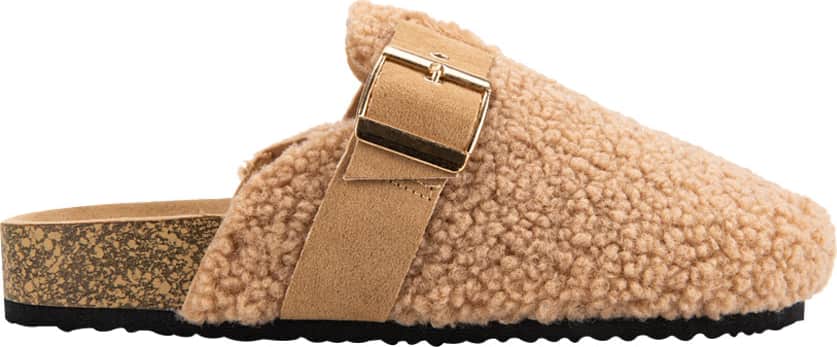 Pantufla Premoldeada Con Borrega