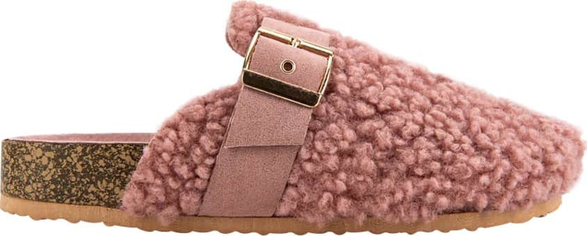 Pantufla Premoldeada Con Borrega