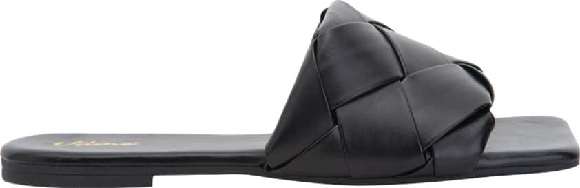 Sandalia Plana Monocolor Cuadrada