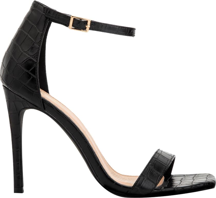 Sandalia Tacon Textura Croco