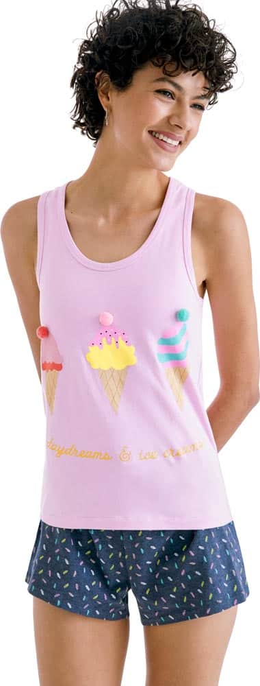 Kit Ropa Para Dormir Pijama Love To Lounge 2201