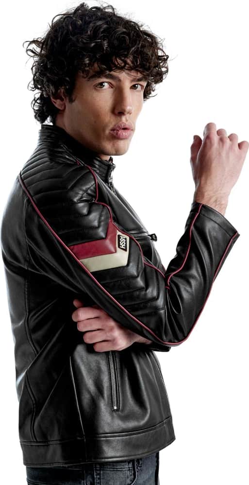 CHAMARRA DE MODA TIPO PIEL