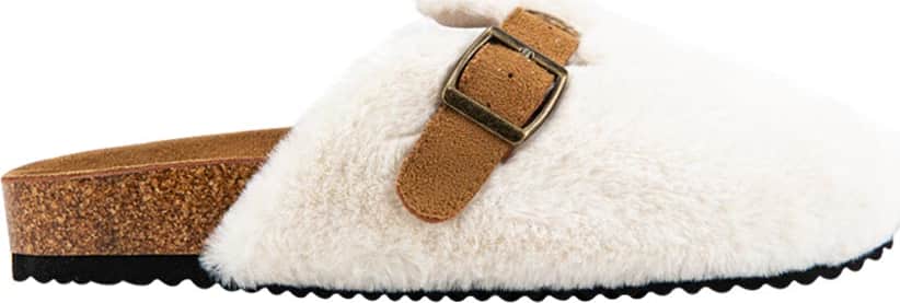 Pantufla Sueco Peluche Premoldeada