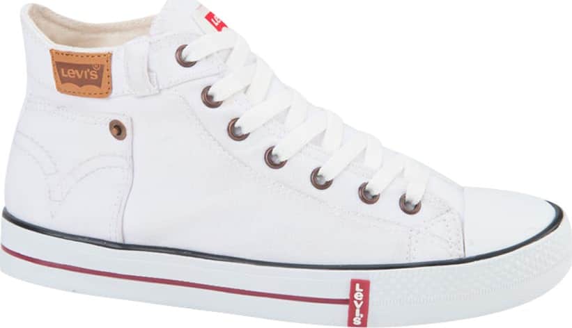 Bota tenis casual urbano dama blanco Levi's modelo 0699