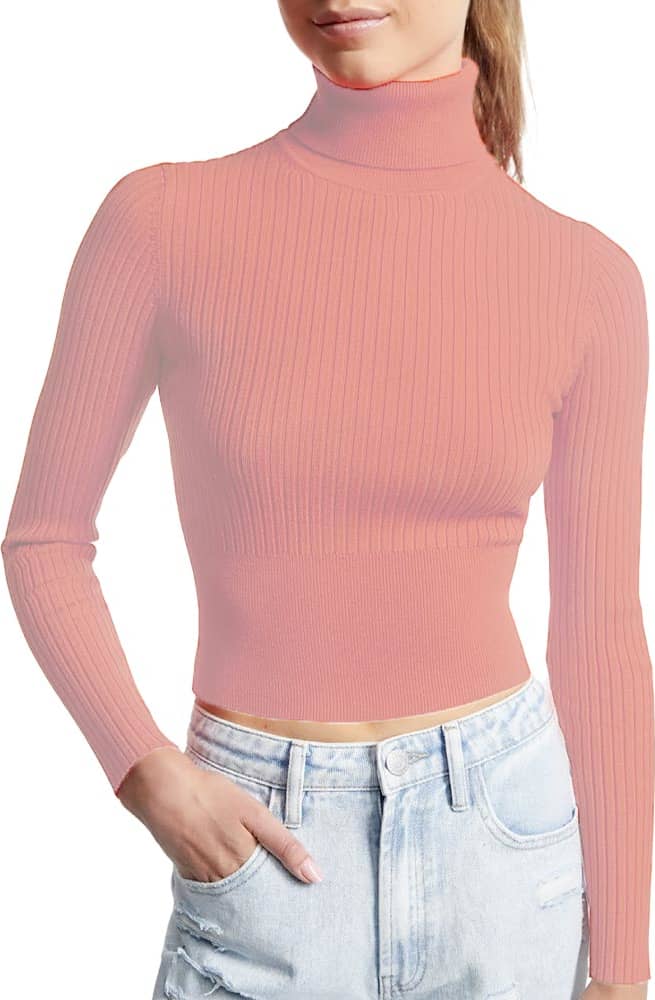 Blusa Cuello Ruso Manga Larga