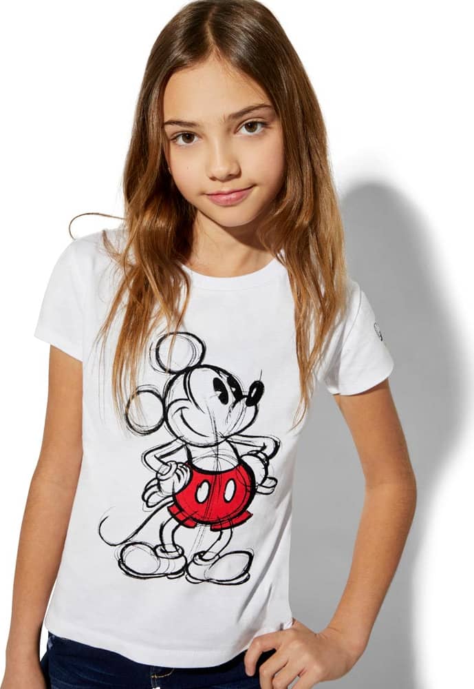 Camiseta Mickey Mouse De NiÃ±as Mickey Mouse Playeras NiÃ±o