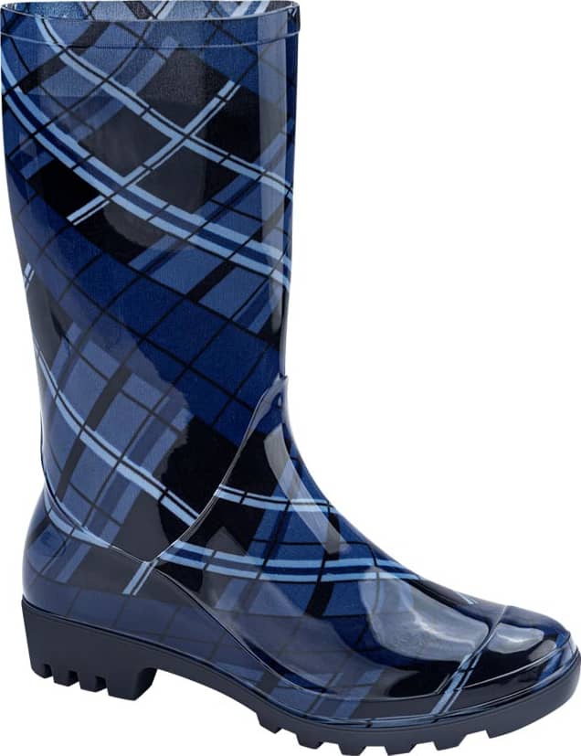 BOTA DE LLUVIA ESTAMPADO ESCOCES
