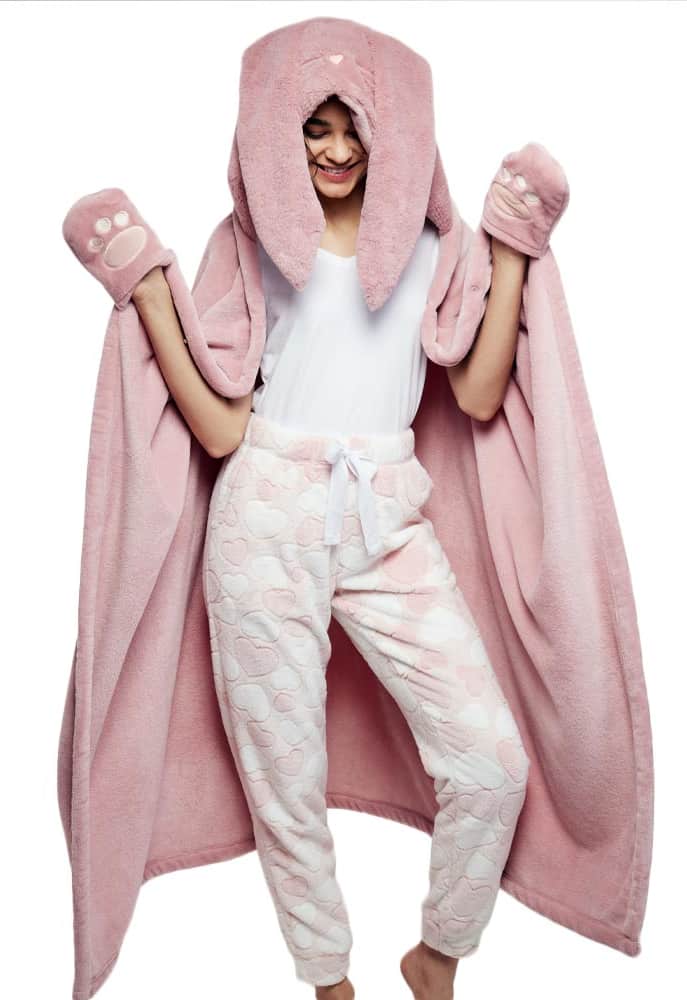 Bata Para Dormir Capucha 3d