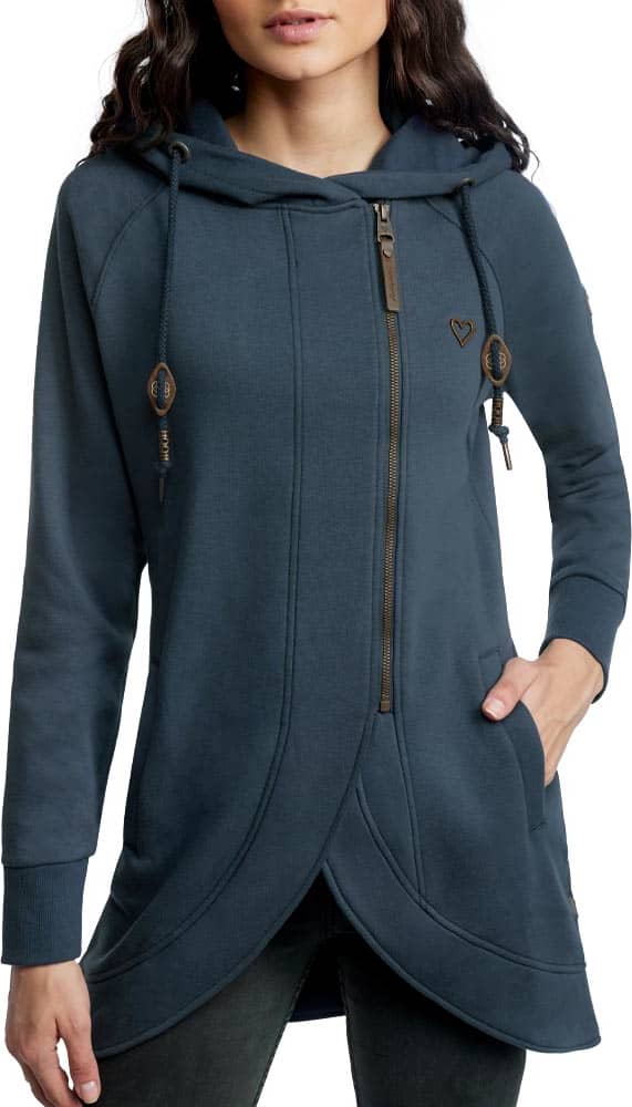 Sudadera Larga Con Capucha