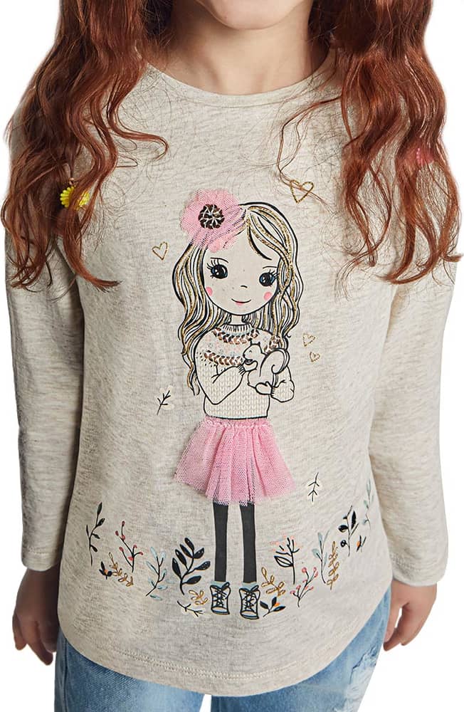 Ropa Casual Playera Holly Land Kids 3990