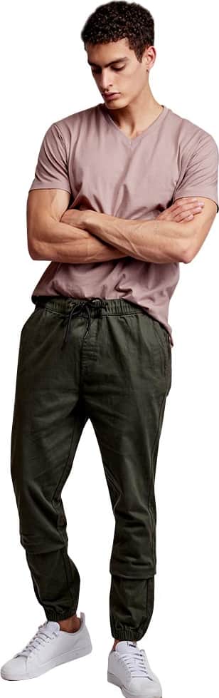 PANTALON JOGGER CON CIERRES OCULTOS