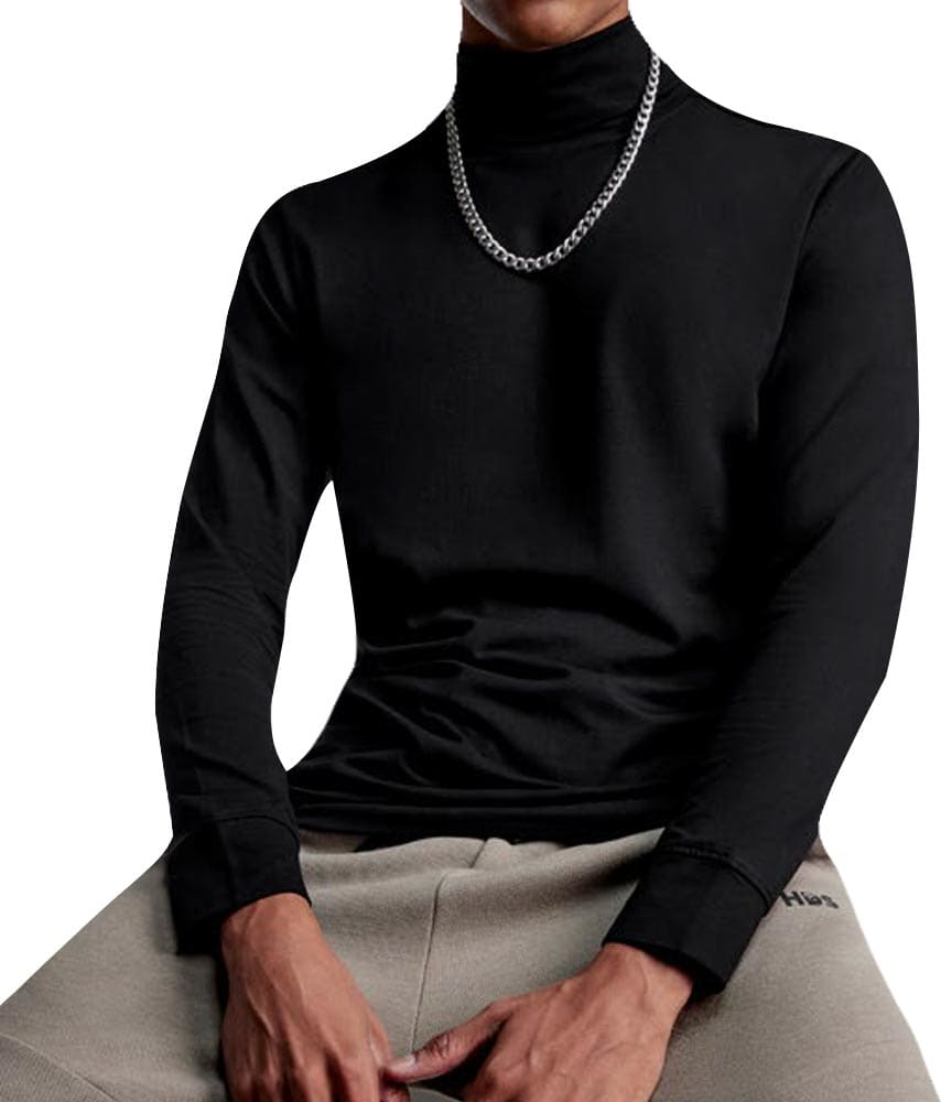 Playera Cuello Ruso Manga Larga