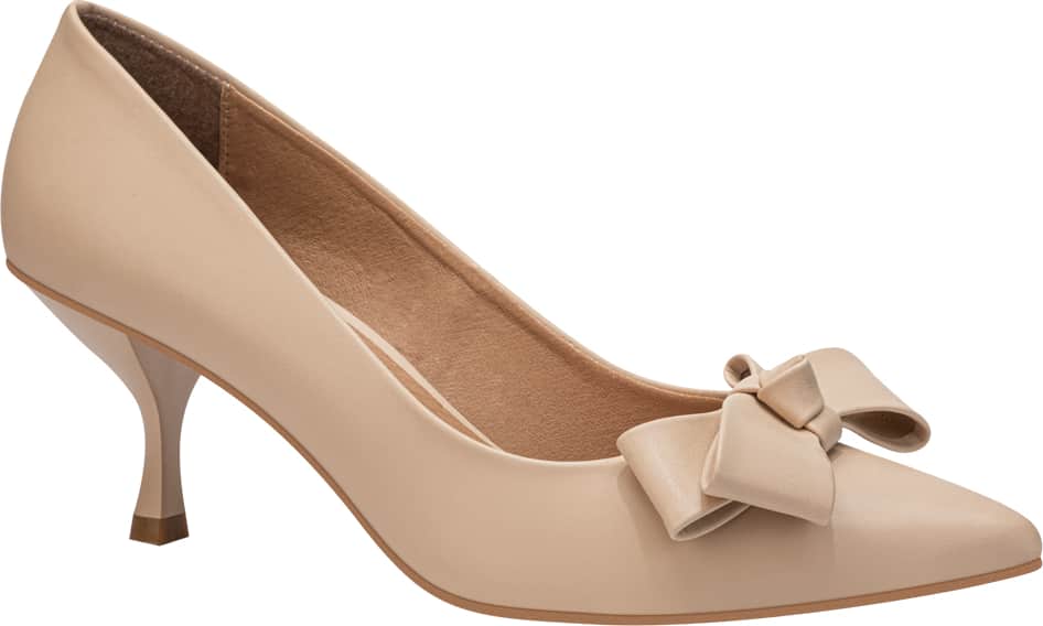 Zapatilla Tacón Asimétrico
moño N/