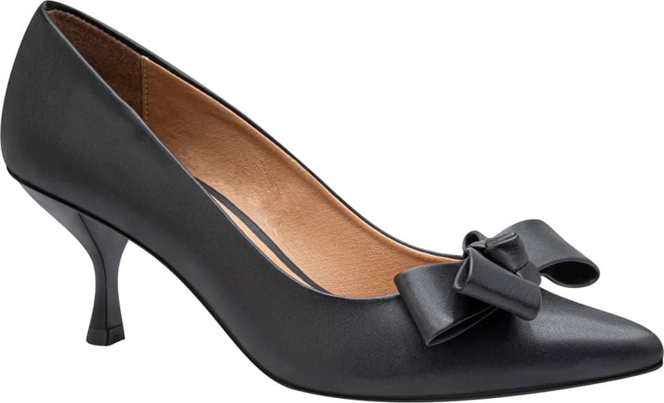 Zapatilla Tacón Asimétrico
moño N/