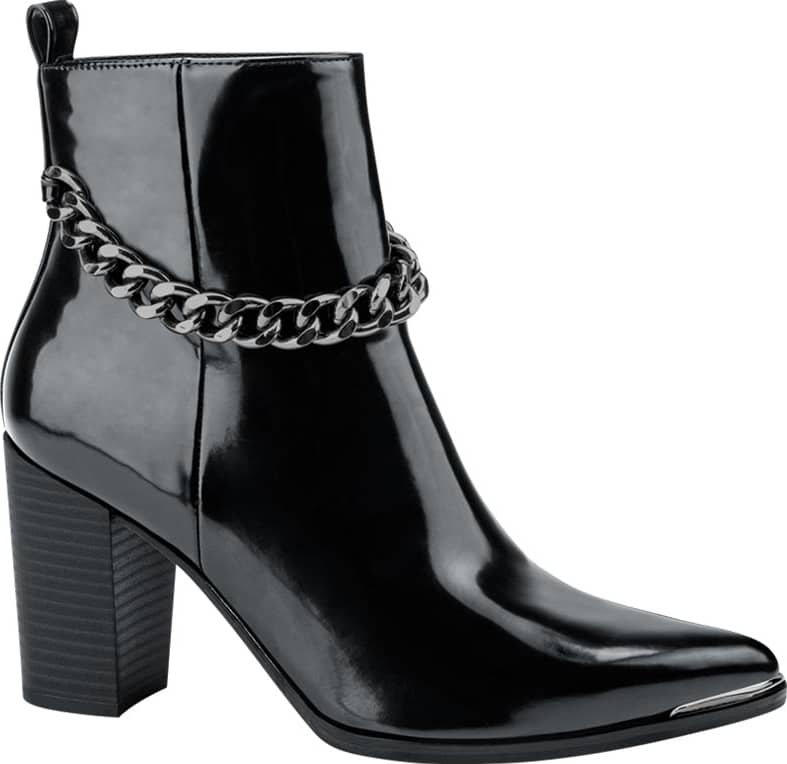 Bota Texana Camaleón De Tacón Con Cadena