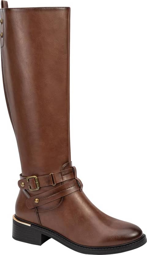 Botas largas dama cognac Goodyear modelo 9027