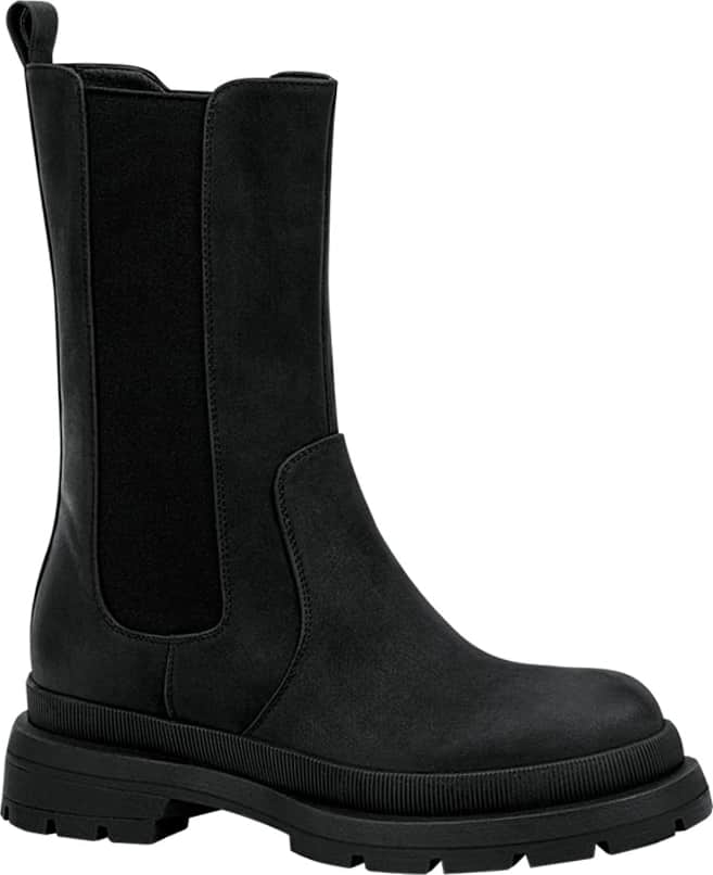 Bota Chelsea Pu Graso Suela Track Corrida