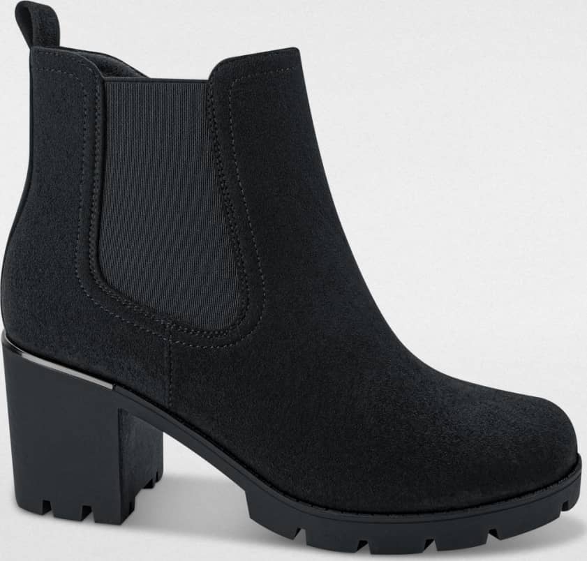 Bota Moto Ante Placa En Tacón Suela Track