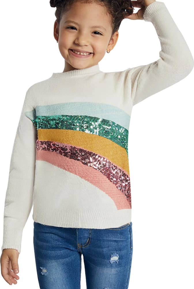 SWEATER CON APLICACIÓN DE LENTEJUELA