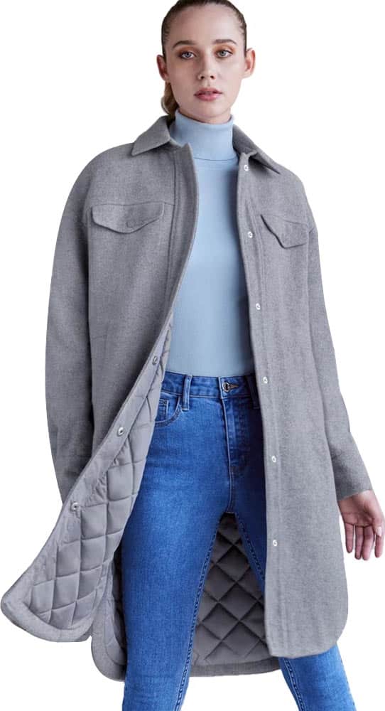 SOBRECAMISA CON FORRO CAPITONADO