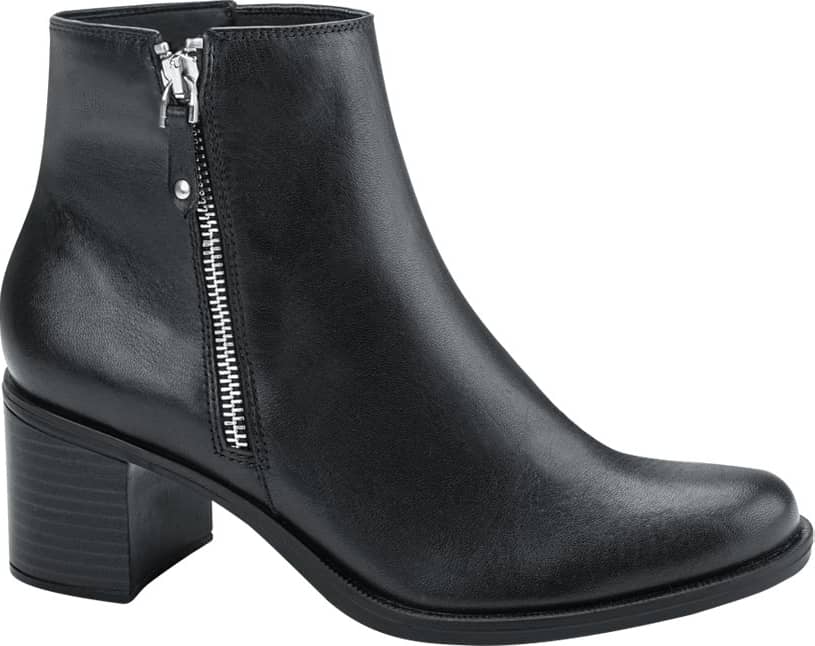 BOTA FLEXI PIEL DE TACÓN CON CIERRE