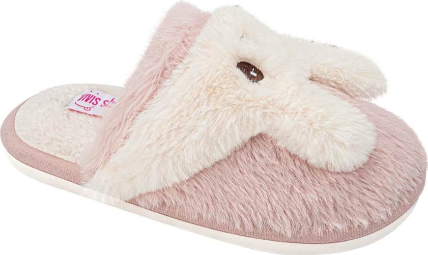 Pantufla Sueca Peluche Conejo