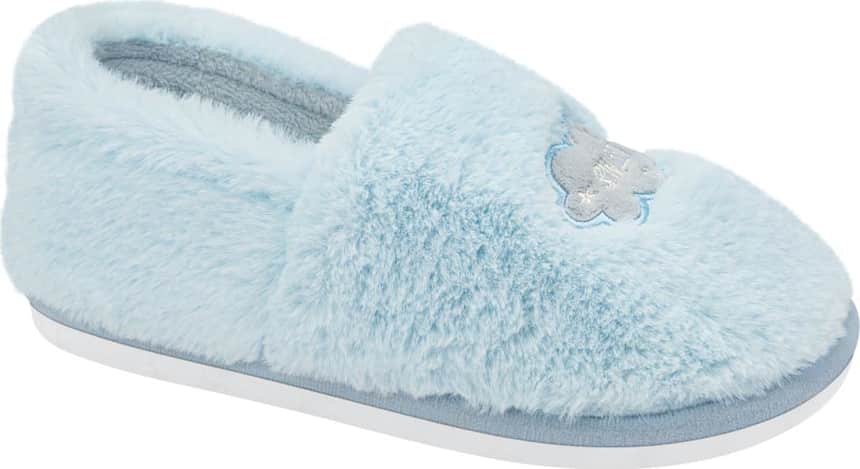 Pantufla Cerrada Peluche Bordada