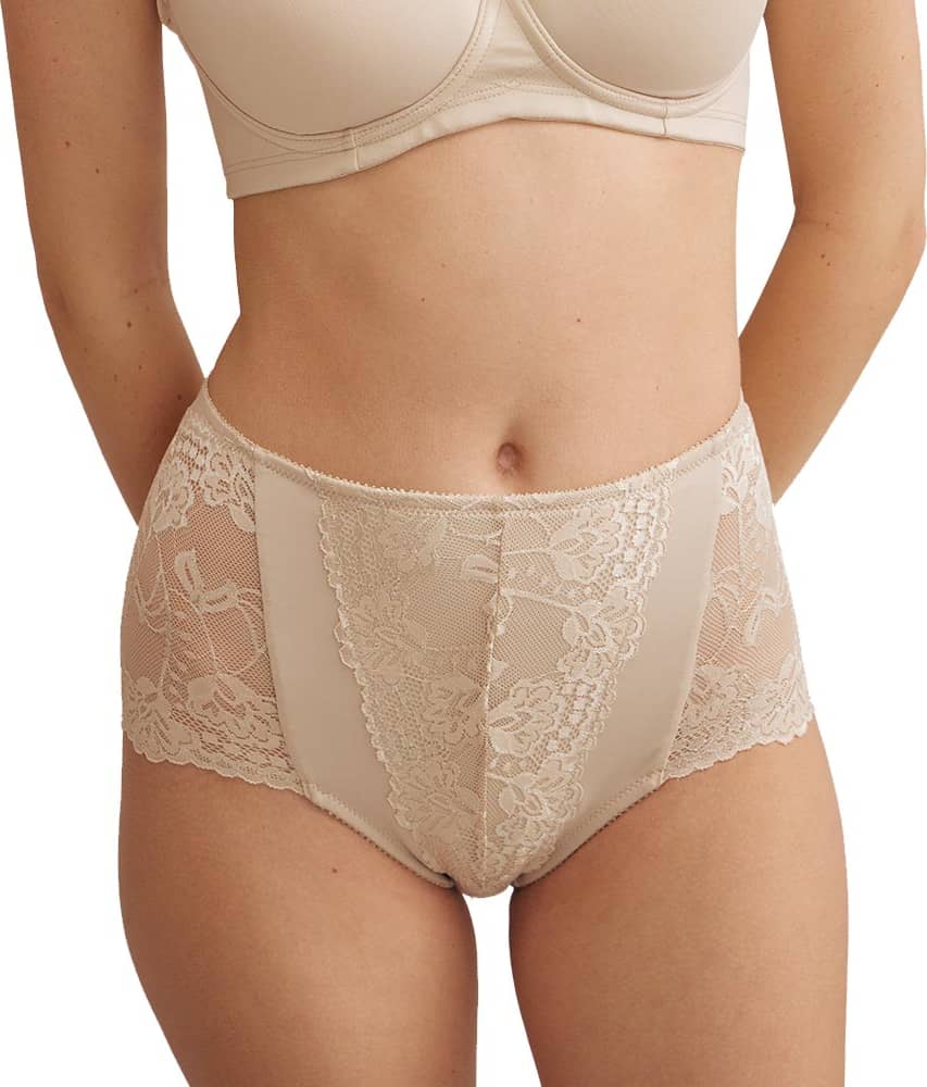 Faja Control Abdomen Con Encaje