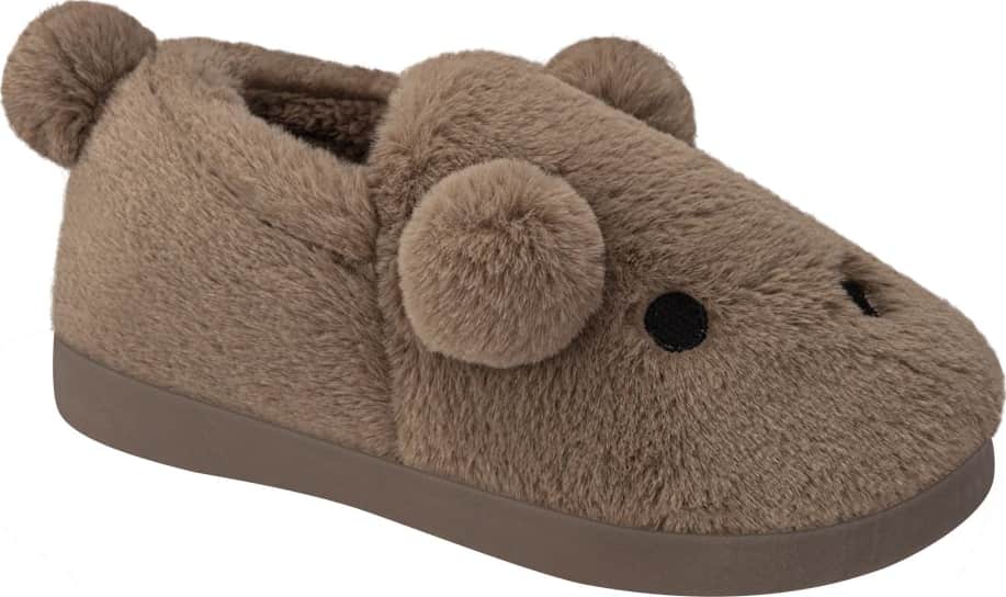 Pantufla Cerrada Peluche Oso