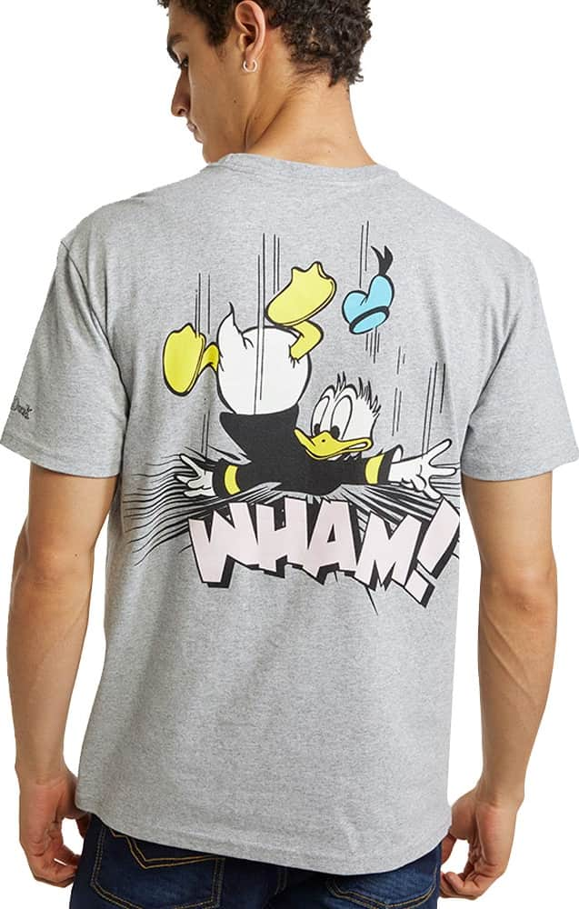 Playera casual caballero gris Disney modelo WHAM Conceptos