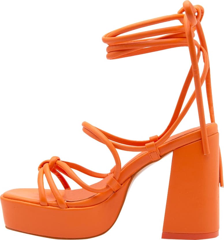 SANDALIA TACÓN PLATAFORMA AMARRE