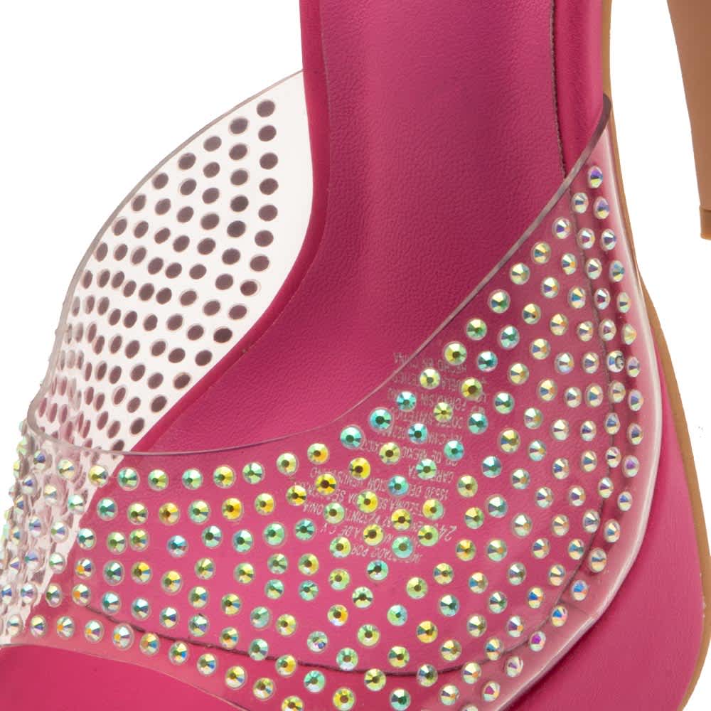 SANDALIA TACÓN PLATAFORMA MICA PIEDRAS