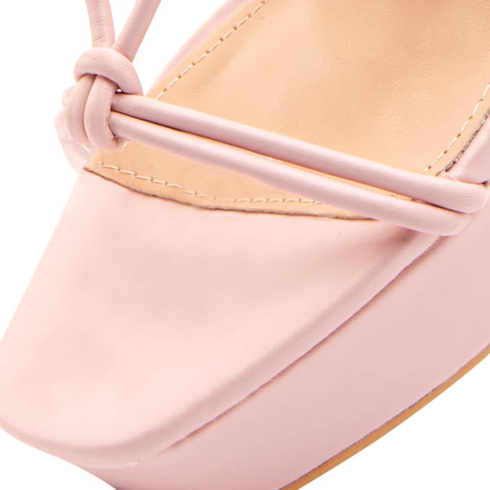 SANDALIA TACÓN PLATAFORMA AMARRE