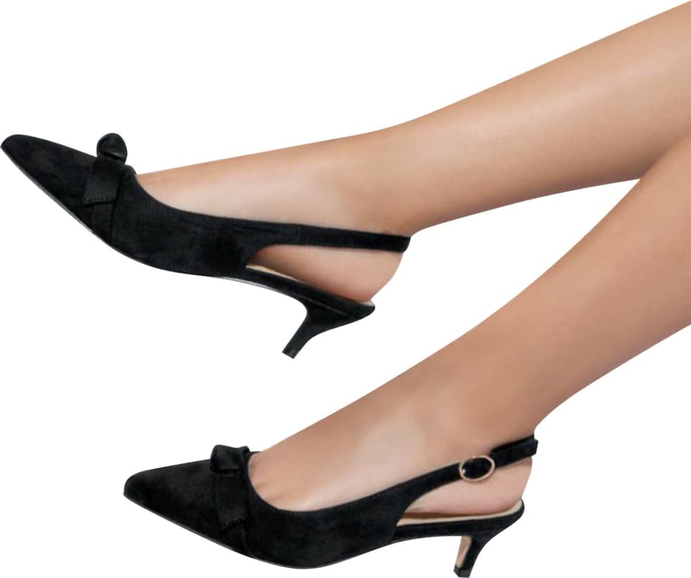 ZAPATILLA DESTALONADA TACÓN BAJO KIT 2 PARES