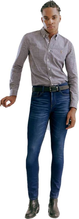 CAMISA REGULAR FIT TELA OXFORD MANGA LARGA