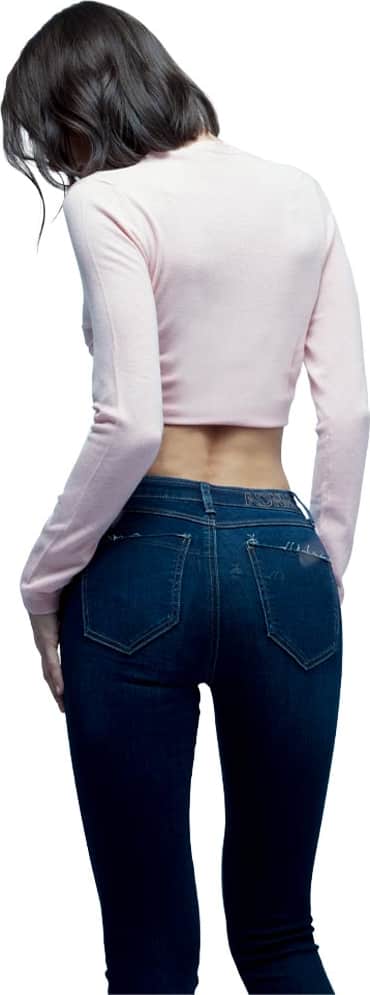 JEANS SÚPER SKINNY CINTURA ALTA