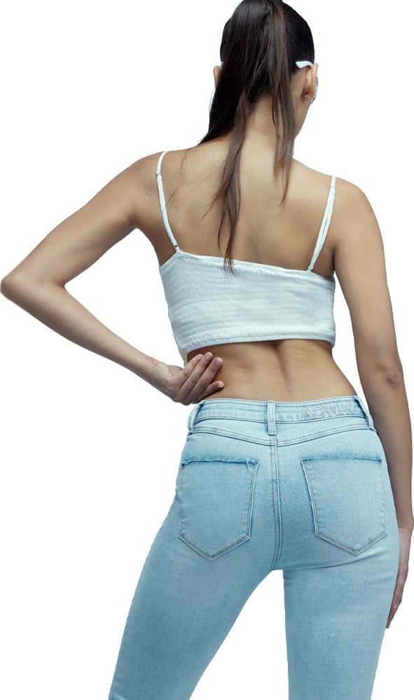 JEANS SÚPER SKINNY CINTURA ALTA