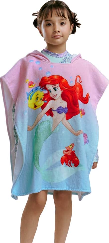 Bata de baño de playa niña rosa Princess modelo TOAL – Conceptos