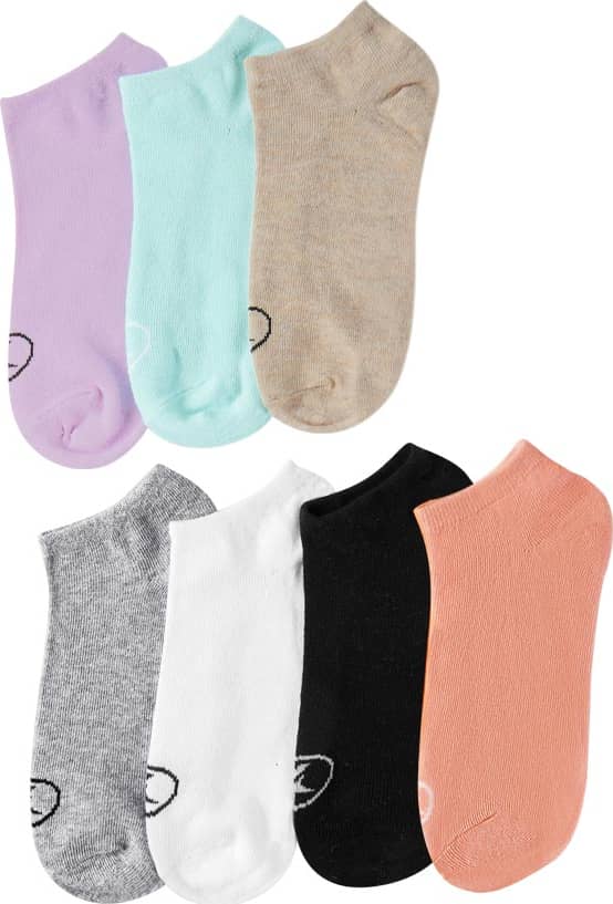 SET 7 PARES TINES DE DAMA CON COLORES LISOS